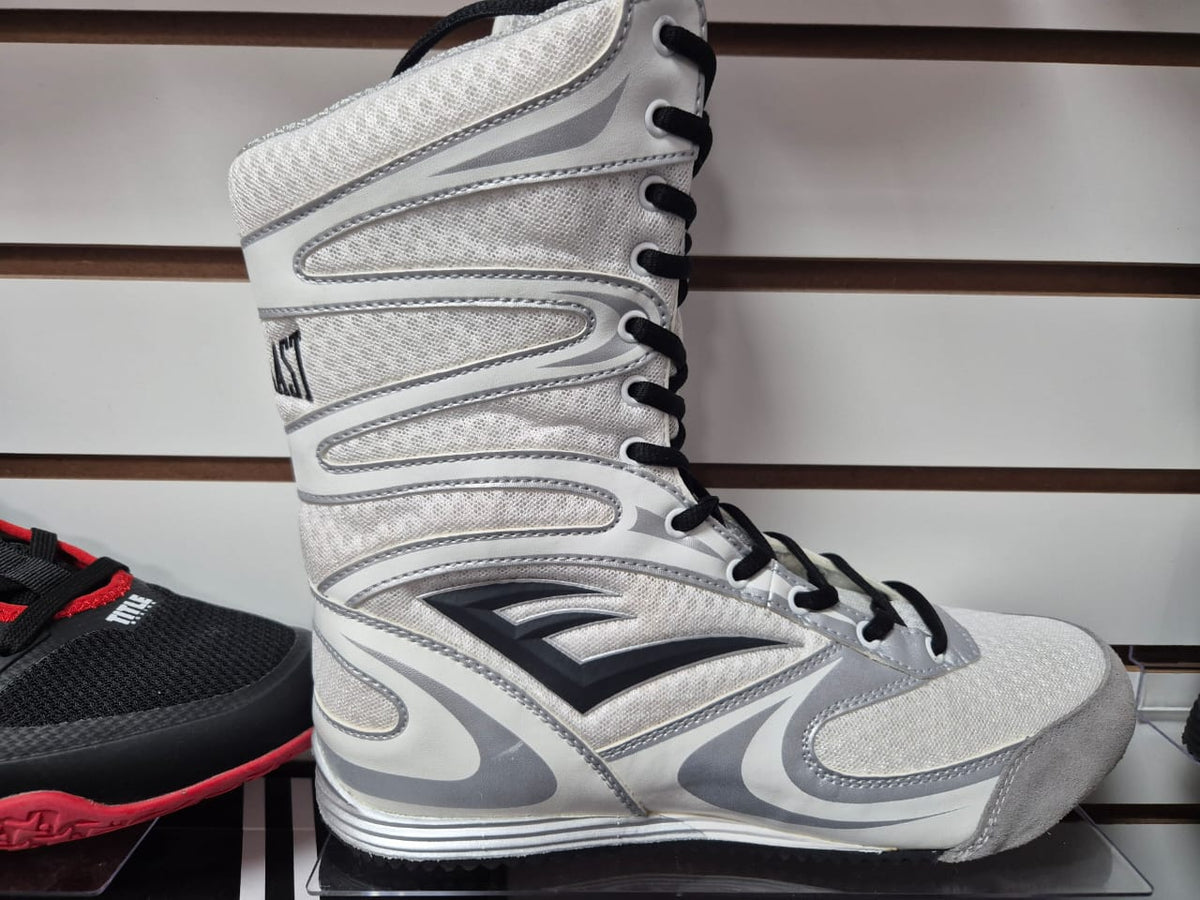 Zapatillas bota larga de boxeo Everlast Contender (blanco