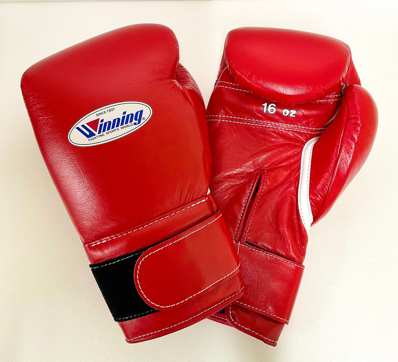 Guantes Winning originales rojos 14oz (cierre de velcro)