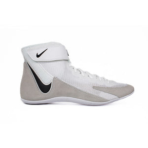 Zapatillas Nike Speedswep VIII de boxeo y lucha (blanco/gris)