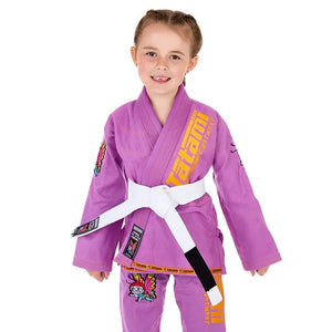 Gi Tatami Meerkatsu animals (morado) para niños