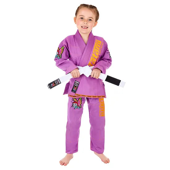 Gi Tatami Meerkatsu animals (morado) para niños