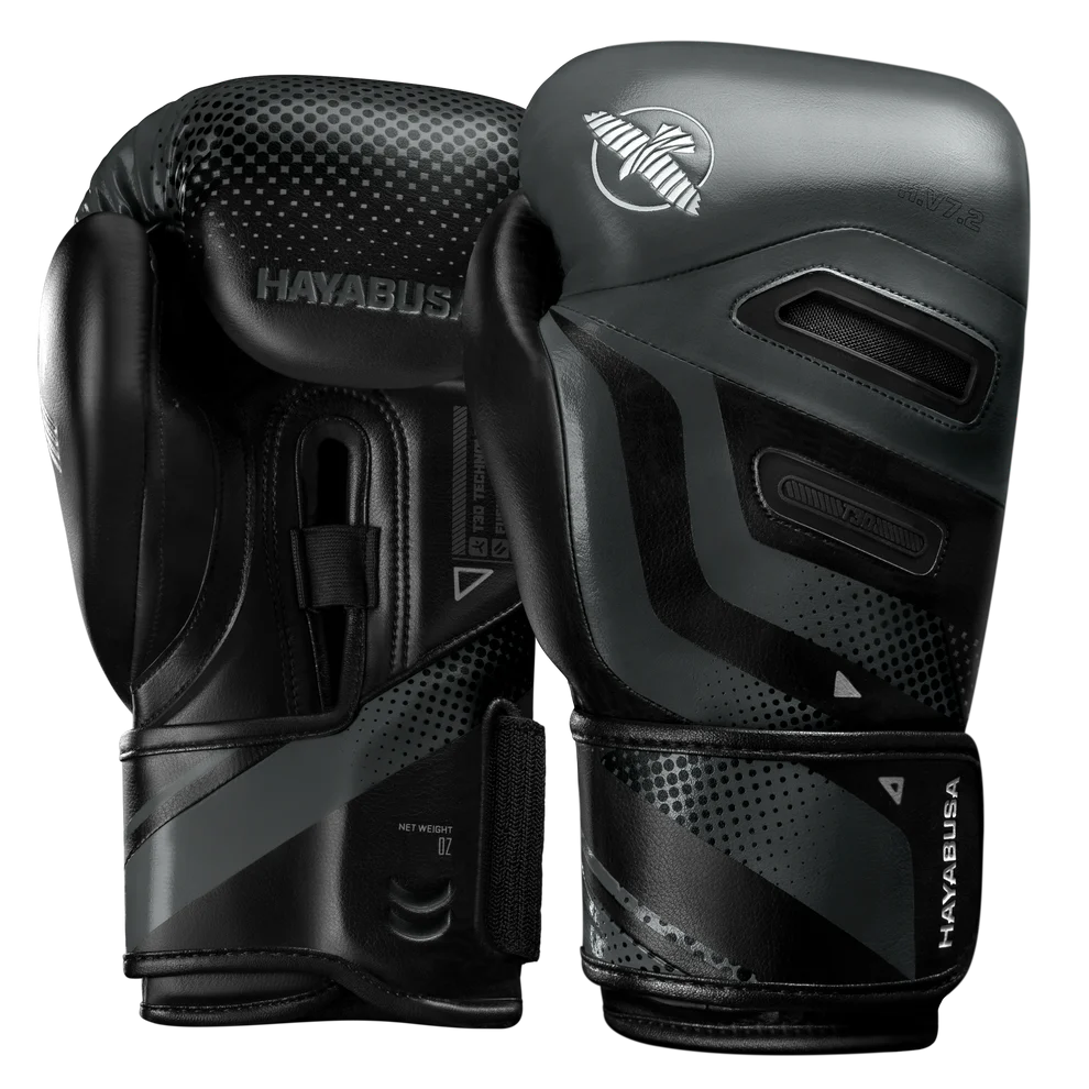 Guantes de boxeo Hayabusa T3D (negro/gris)