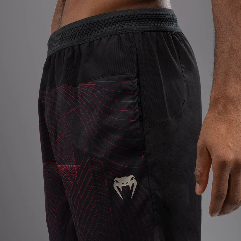 Training Short Venum G-Fit negro/rojo