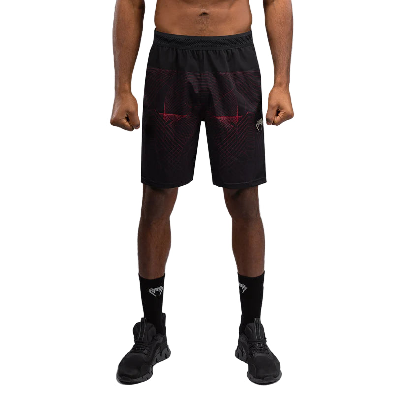 Training Short Venum G-Fit negro/rojo