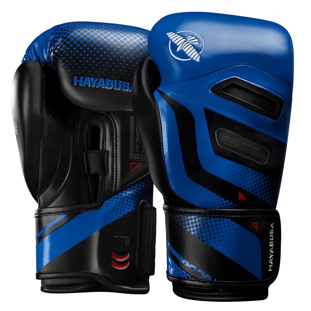 Guantes de boxeo Hayabusa T3D (azul/negro)