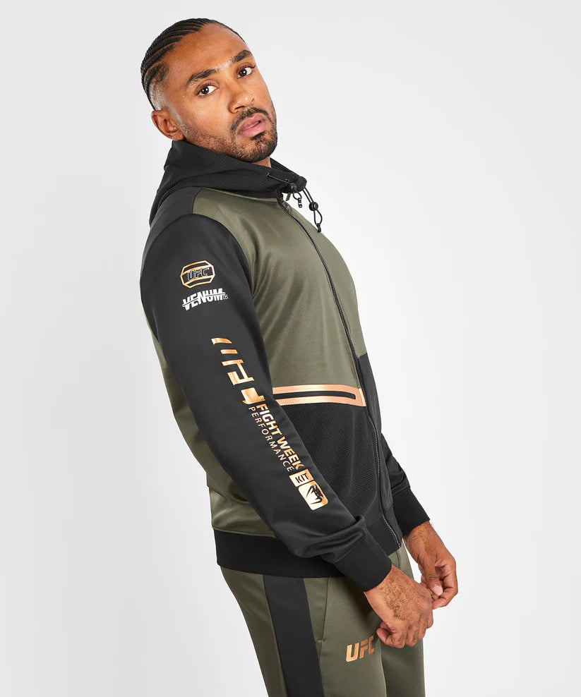 Sudadera Venum UFC Adrenaline Fight Week (khaki)