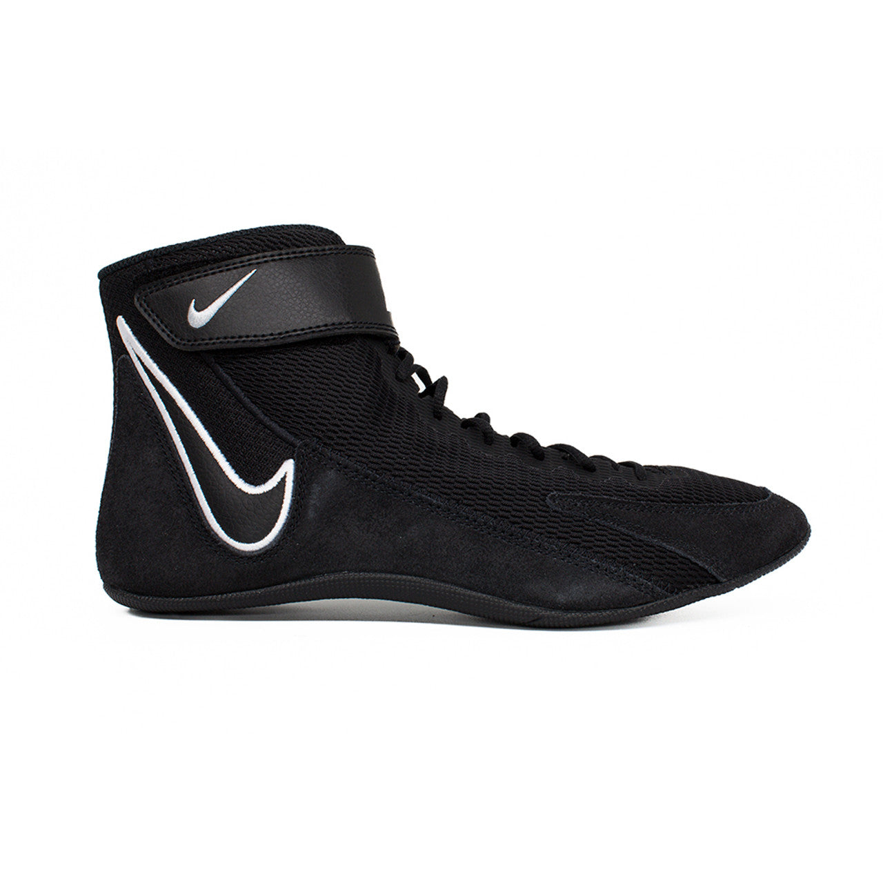 Zapatillas Nike Speedswep VIII de boxeo y lucha (negro/blanco)