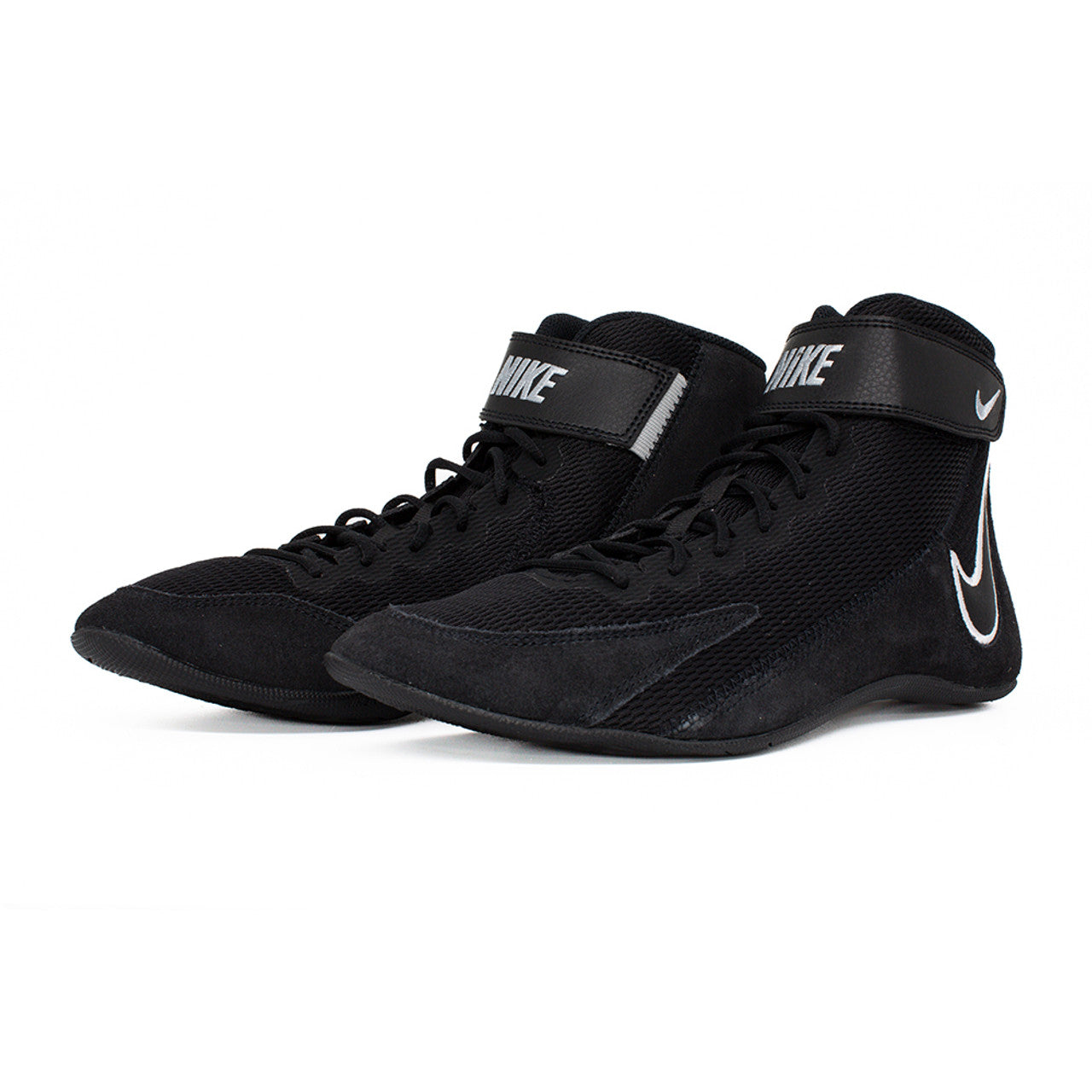 Zapatillas Nike Speedswep VIII de boxeo y lucha (negro/blanco)