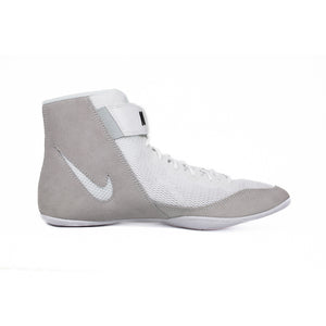 Zapatillas Nike Speedswep VIII de boxeo y lucha (blanco/gris)