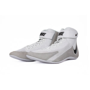Zapatillas Nike Speedswep VIII de boxeo y lucha (blanco/gris)