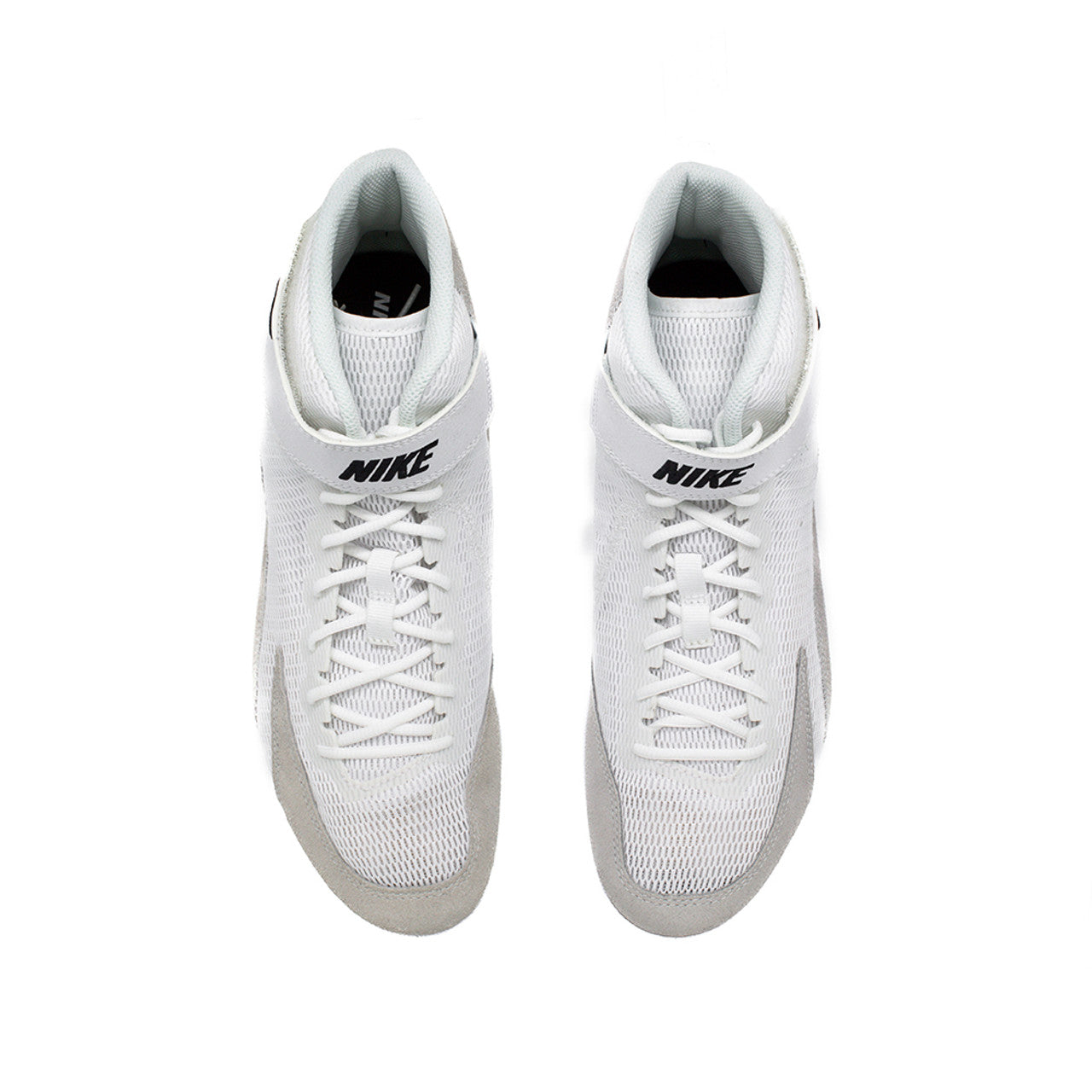 Zapatillas Nike Speedswep VIII de boxeo y lucha (blanco/gris)