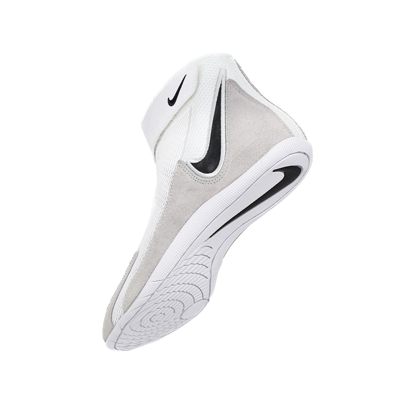 Zapatillas Nike Speedswep VIII de boxeo y lucha (blanco/gris)