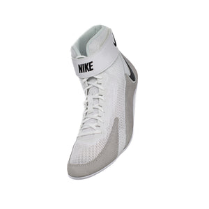 Zapatillas Nike Speedswep VIII de boxeo y lucha (blanco/gris)