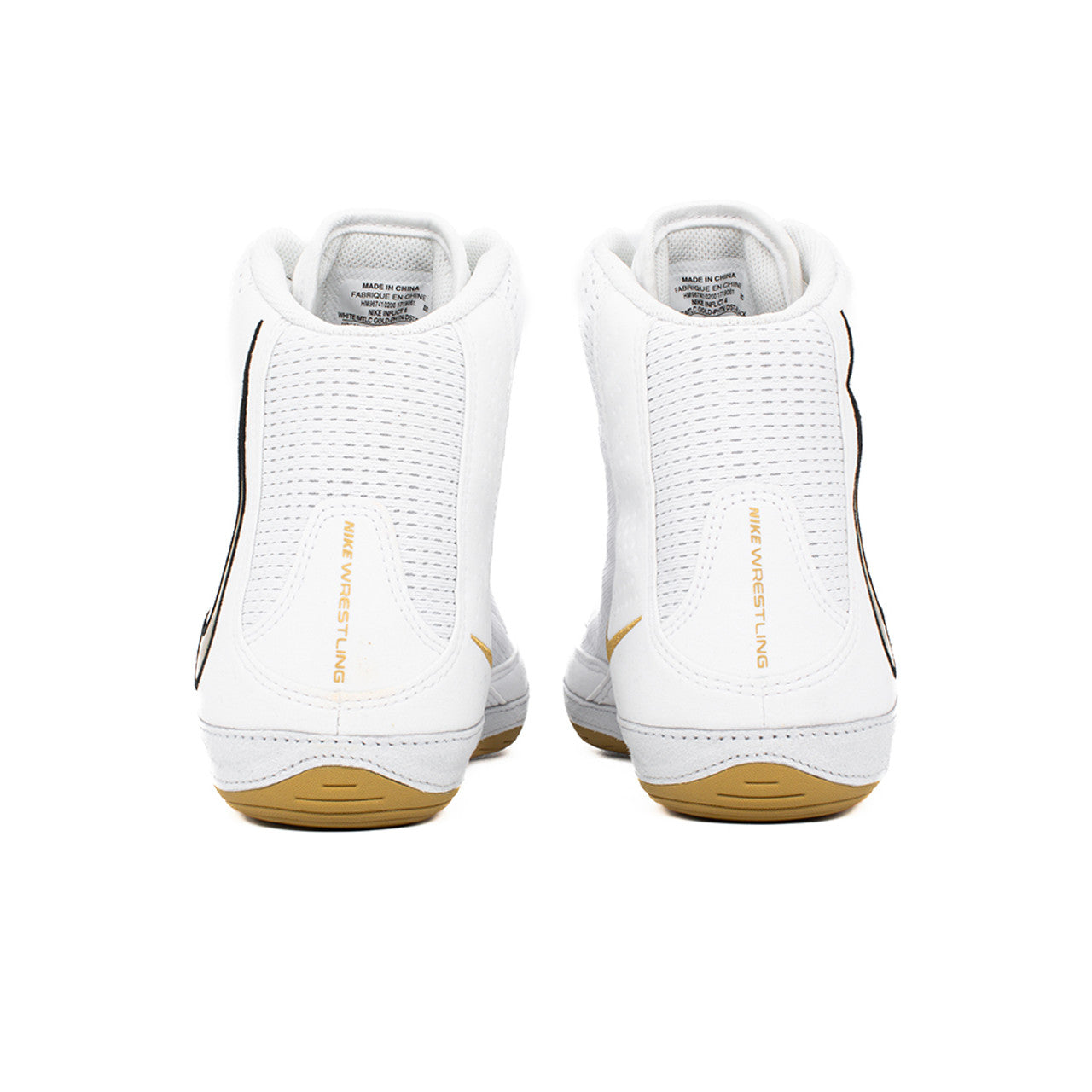 Zapatillas de Boxeo y Lucha Nike Inflict 4 (blanco/oro)