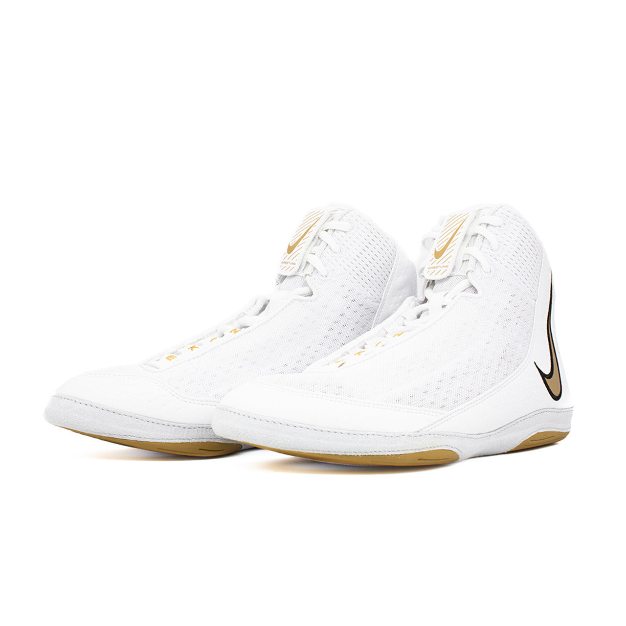 Zapatillas de Boxeo y Lucha Nike Inflict 4 (blanco/oro)