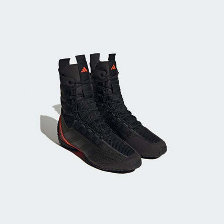 Zapatillas de boxeo Adidas Speedex 23 Edición limitada (negro/naranja)