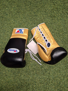 Guantes Winning originales (negro/oro)