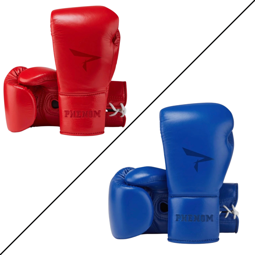 Guantes de boxeo Phenom Elite SG-210 Pro (rojo y azul)