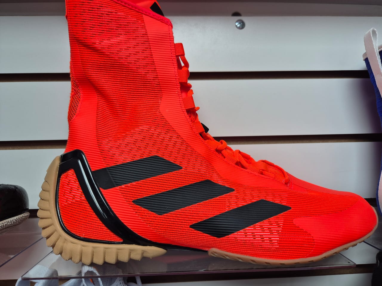 Zapatillas de boxeo Adidas Speedex Ultra (naranja fosforescente)