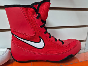 Zapatillas de boxeo Nike Machomai 2 (Rojo / Blanco)