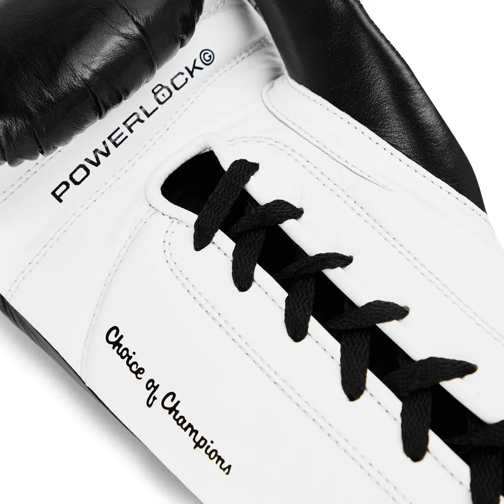 Guantes de boxeo Everlast Powerlock OG Pro (negro/blanco)