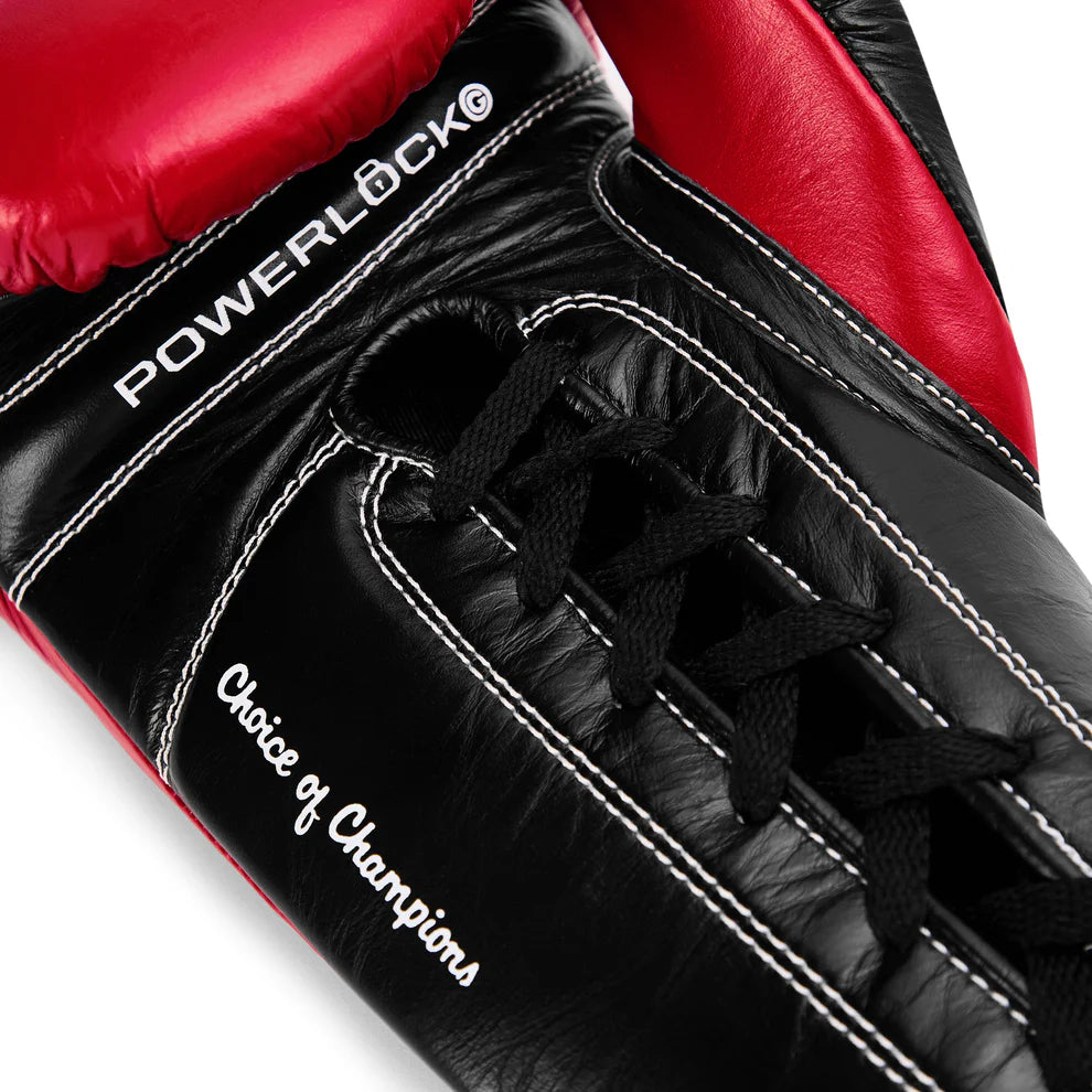 Guantes de boxeo Everlast Powerlock OG Pro (rojo/negro)
