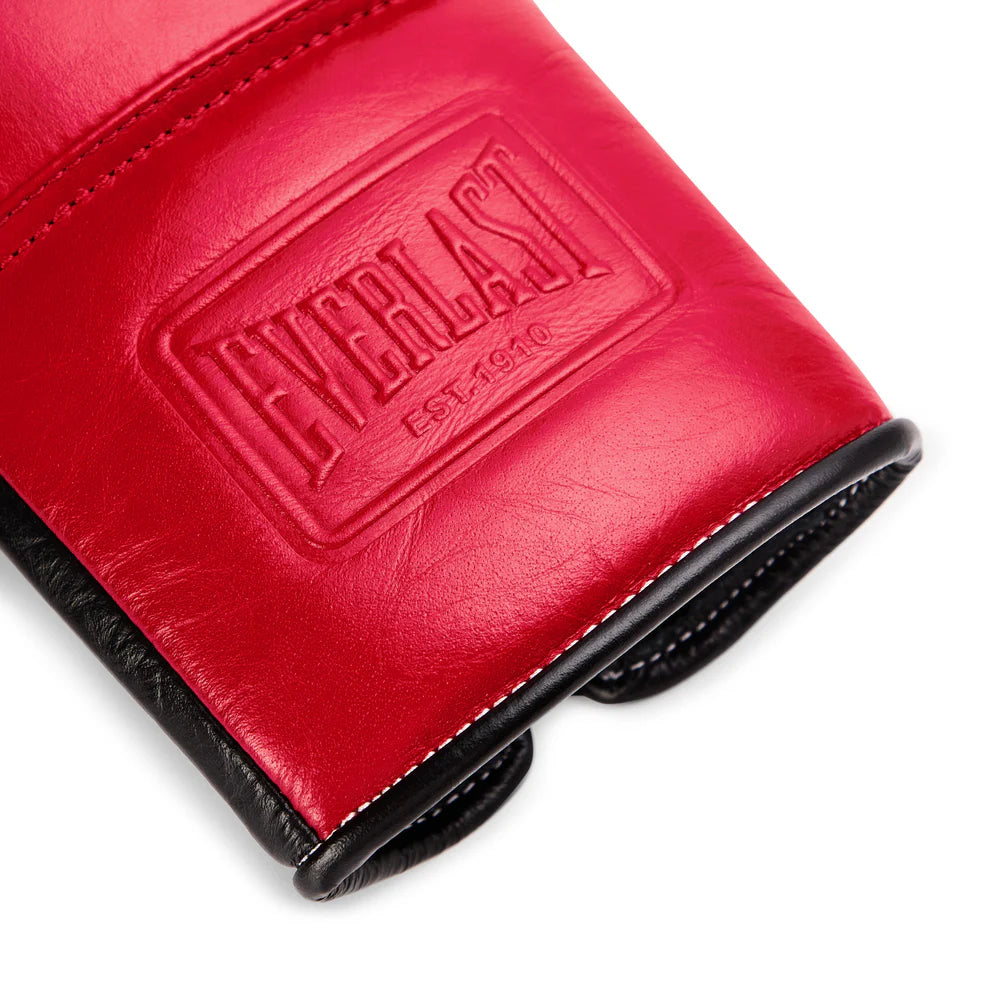 Guantes de boxeo Everlast Powerlock OG Pro (rojo/negro)
