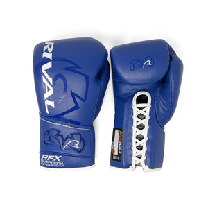 Guantes de piel Rival RFX Guerrero HDE-F (azul)