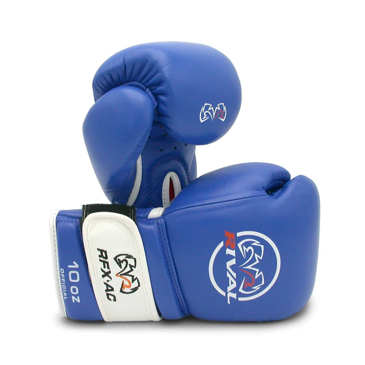 Guantes de piel Rival RFX RFX-AC (azul)