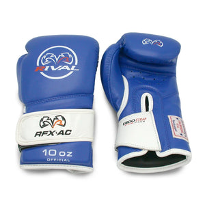 Guantes de piel Rival RFX RFX-AC (azul)