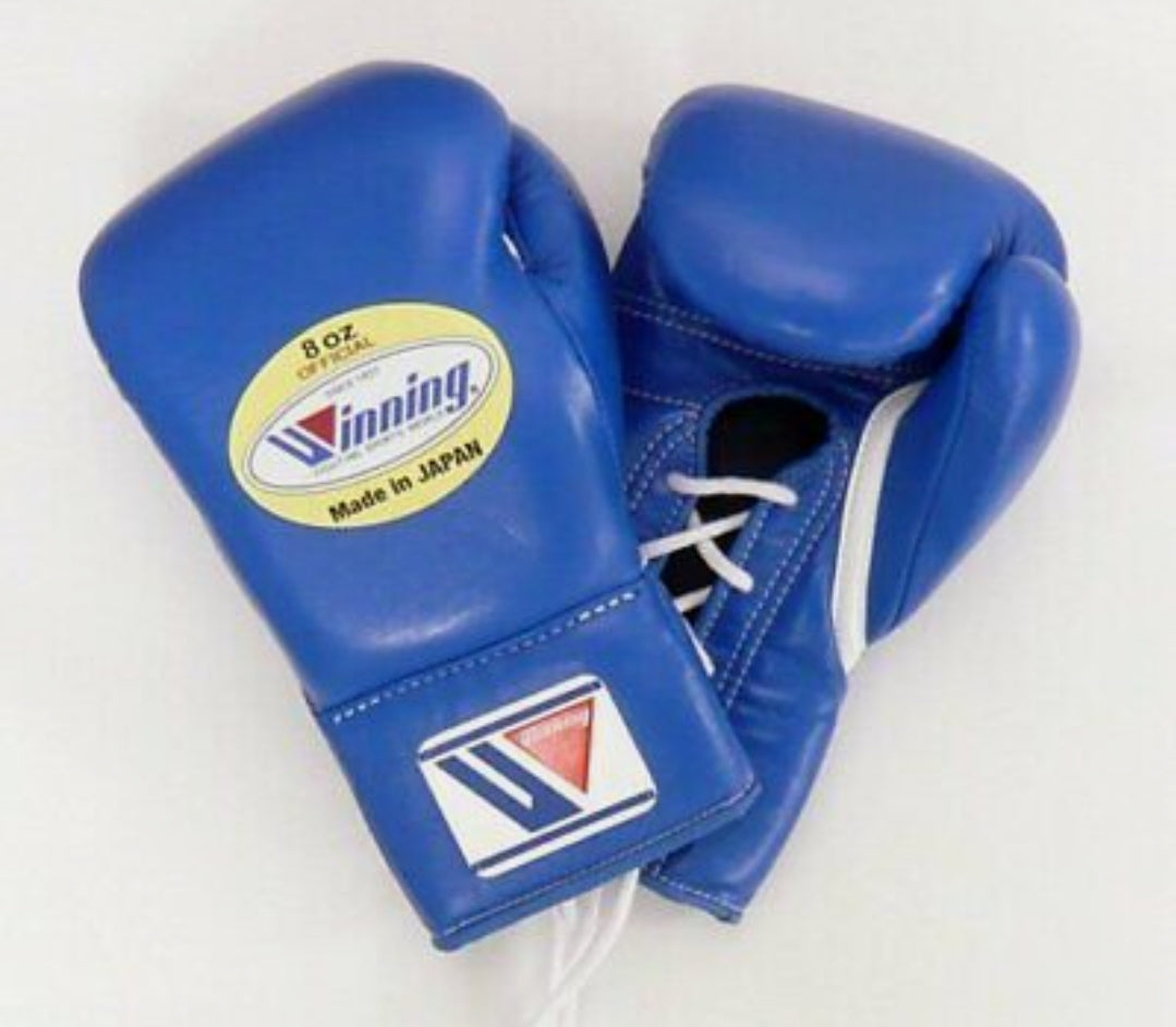 Guantes Winning pelea oficial (azul) Capital MMA