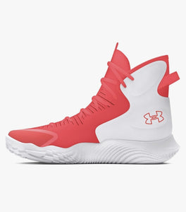 Zapatillas de boxeo Under Armour de boxeo (blanco/rosa)