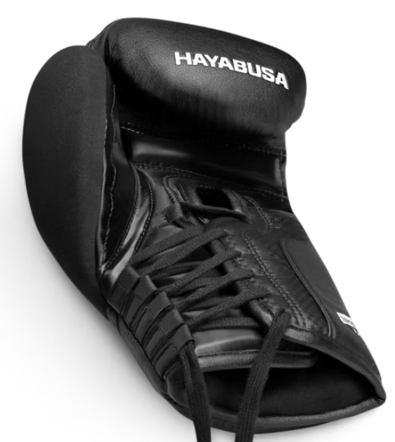 Guantes de boxeo Hayabusa T3 de cuerda (negro)