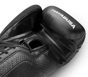 Guantes de boxeo Hayabusa T3 de cuerda (negro)