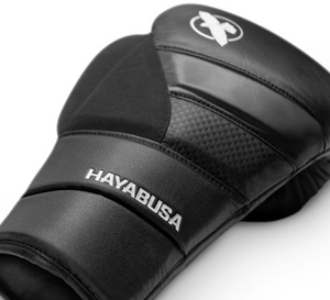 Guantes de boxeo Hayabusa T3 de cuerda (negro)