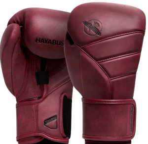 Guantes de boxeo Hayabusa T3 LX (carmesí)