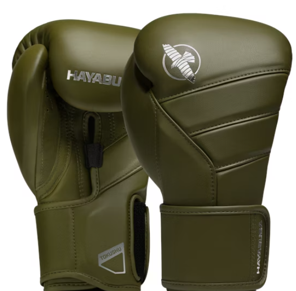 Guantes de boxeo Hayabusa T3 Kanpeki (verde oliva)