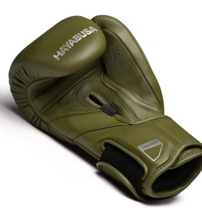 Guantes de boxeo Hayabusa T3 Kanpeki (verde oliva)