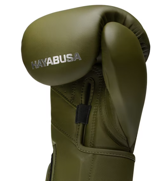 Guantes de boxeo Hayabusa T3 Kanpeki (verde oliva)