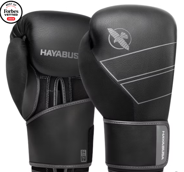 Guantes de boxeo Hayabusa S4 de piel (negro)