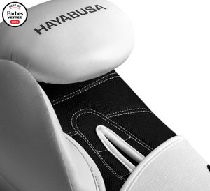 Guantes de boxeo Hayabusa S4 de piel (blanco)