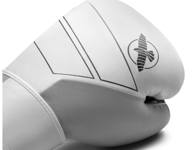 Guantes de boxeo Hayabusa S4 de piel (blanco)