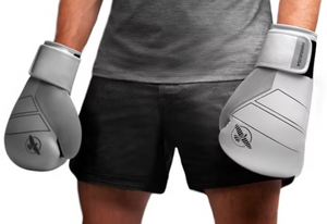 Guantes de boxeo Hayabusa S4 de piel (blanco)