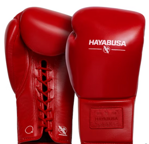 Guantes de boxeo con cuerdas Hayabusa Pro (rojo)