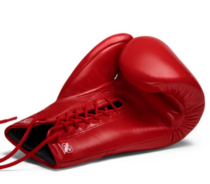 Guantes de boxeo con cuerdas Hayabusa Pro (rojo)