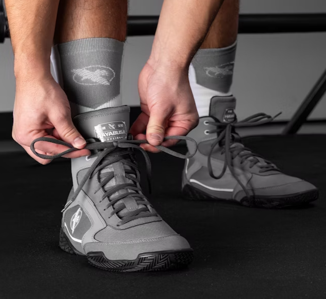 Zapatillas de Boxeo Hayabusa Pro (gris)