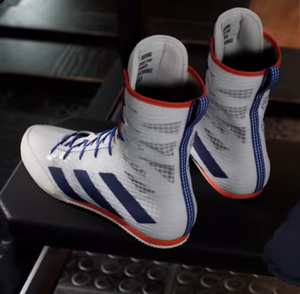 Zapatillas Adidas Hog 4 Edición limitada blanco/azul rey