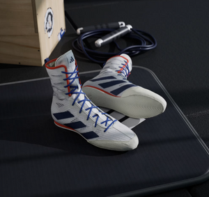 Zapatillas Adidas Hog 4 Edición limitada blanco/azul rey