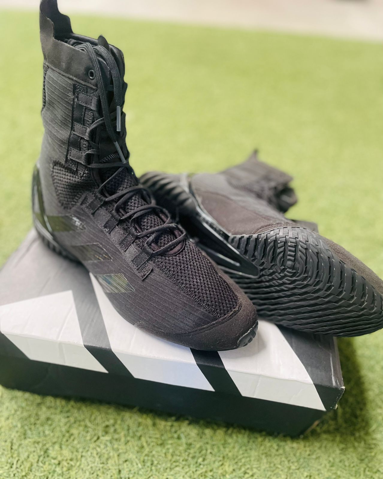 Zapatillas de boxeo Adidas Speedex 23 Edición limitada (negro)