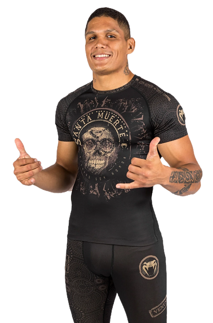 Rashguard Venum Santa Muerte manga corta